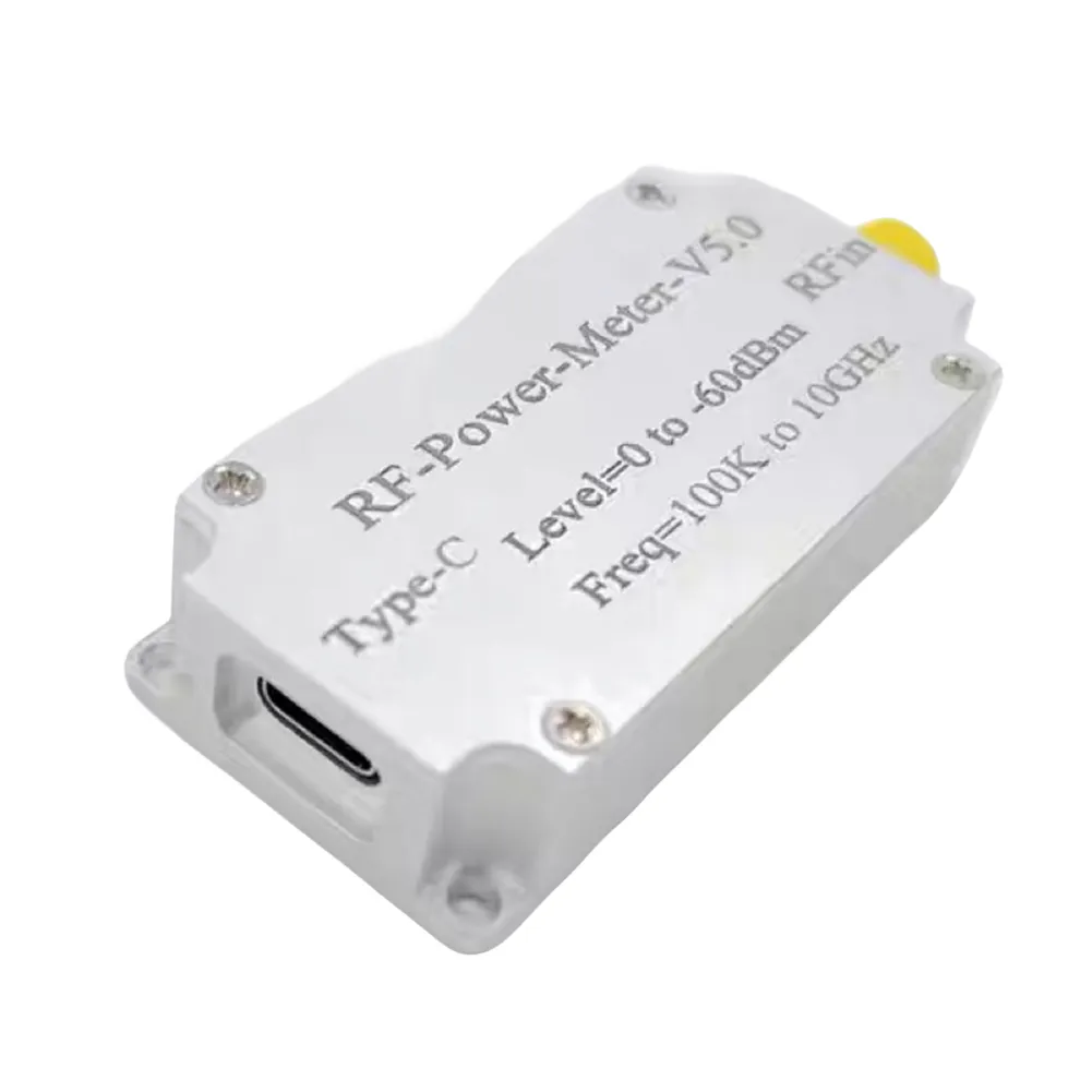USB RF Frequency Power Meter Data Export 100K-10GHZ Amplitude Measurement Software Up To 500kbps V5 2 Mark Cursors for Ham Radio