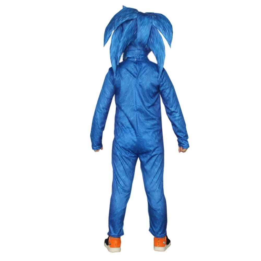Huggy Cosplays Hedgehog Boy Sonicing Huggy Wuggy Cosplay With Helmet And Gloves ...