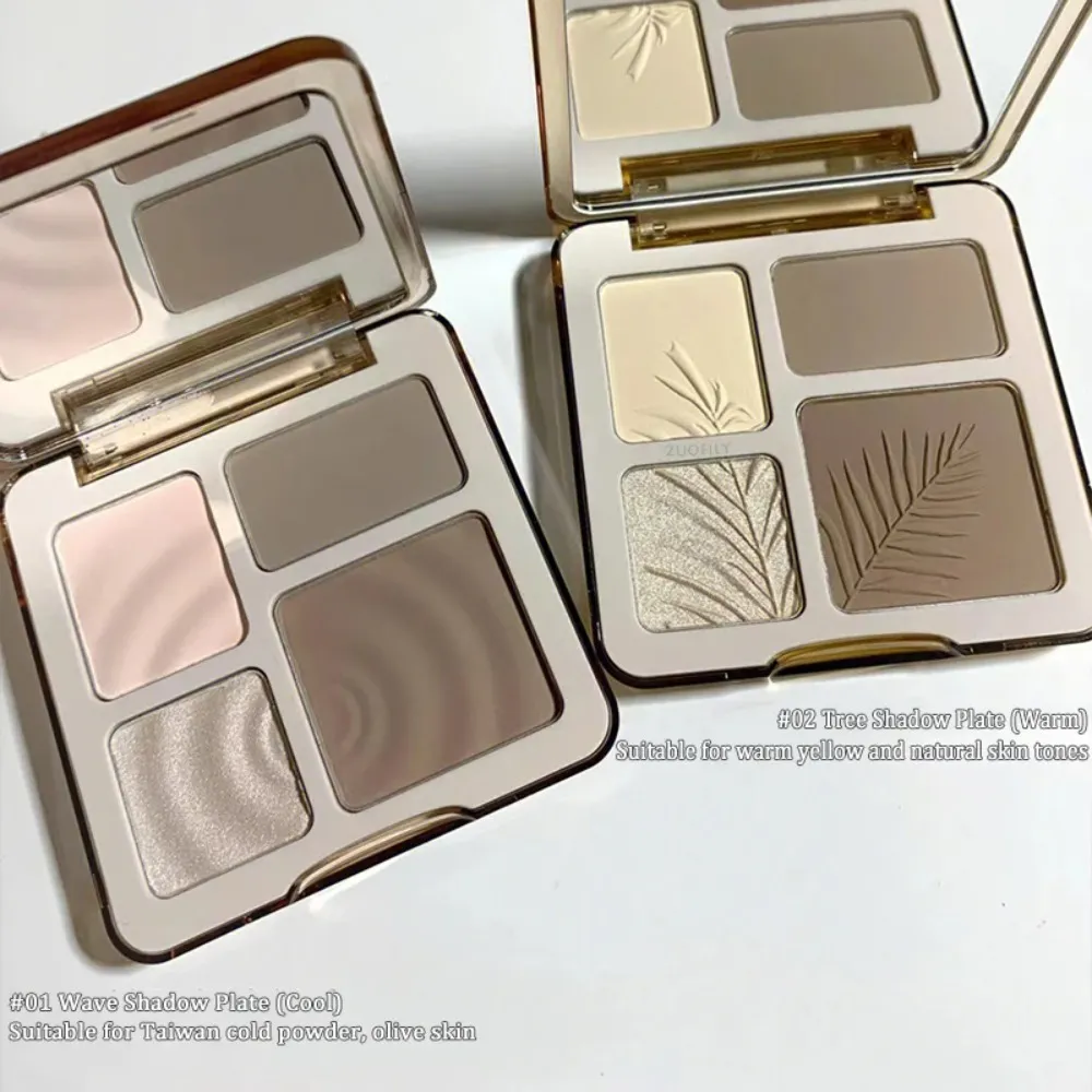 Body Bronzer Powder Palette: Matte & Shimmer Face Contouring Kit, Long ...