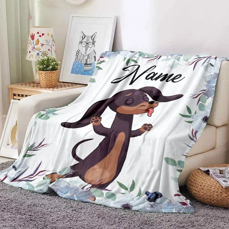 Personalized Baby Blanket With Name - Custom Flannel Fleece Receiving Blanket Newborn Gift 30"x40" For Girls & Boys - View #8