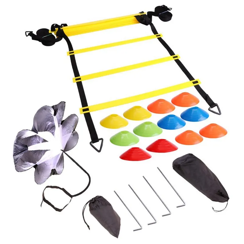 Agility Ladder Disc Cones Set For Football Training Portable Speed Ladder Set W Marker Cones Carrying Bag From Homepro18 30.73 DHgate.Com