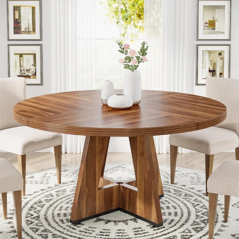 Fancihabor Rectangular Kitchen And Dining Room Table Set With Walnut Dining Bench From Homepro14 194.75 DHgate.Com