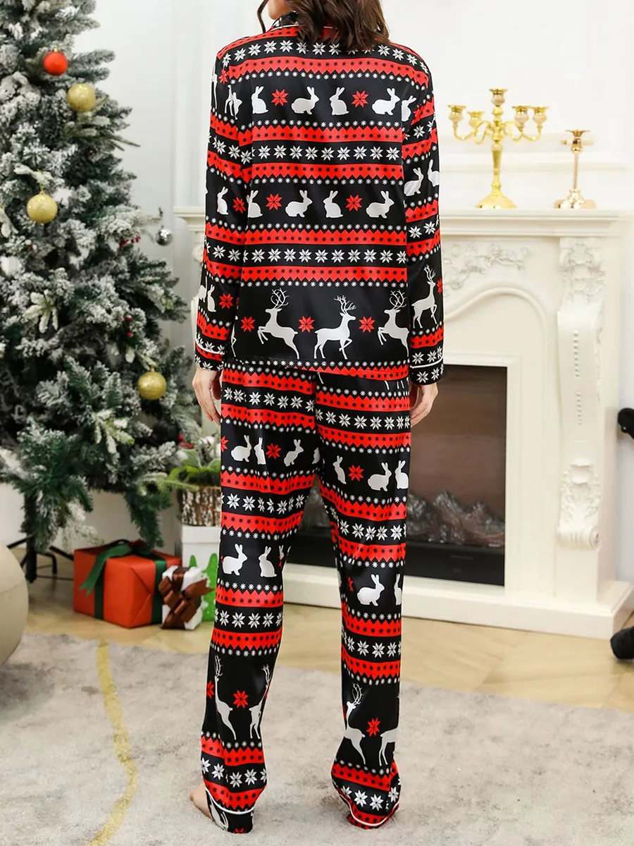 Pajama Sets Fleece Holiday Pajama Pants Christmas Pajama Set