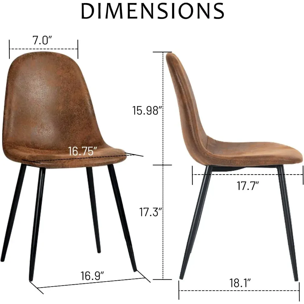 Brown Leather Dining Project 62 Bowden Dining Chair Modern Dark