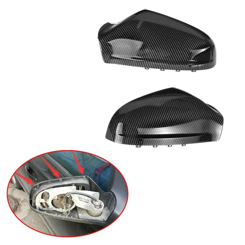 For BMW M3 G80 M4 G82 2021 Rear View Mirror Cover Real Carbon Fiber LHD