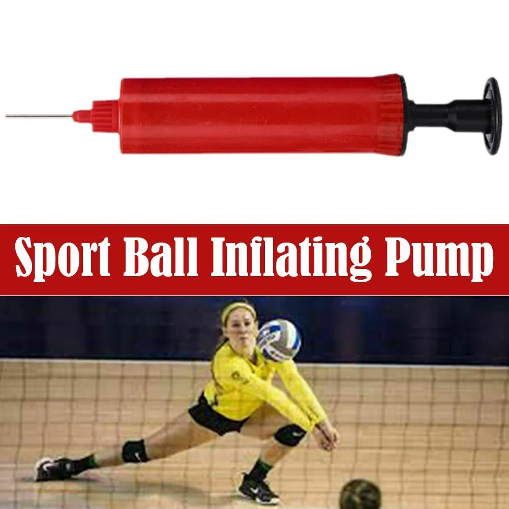 Pompe à Ballon Portable Avec Poignée - Kit Complet Aiguilles Et Tuyau, Pour Basketball, Football, Volleyball - 11