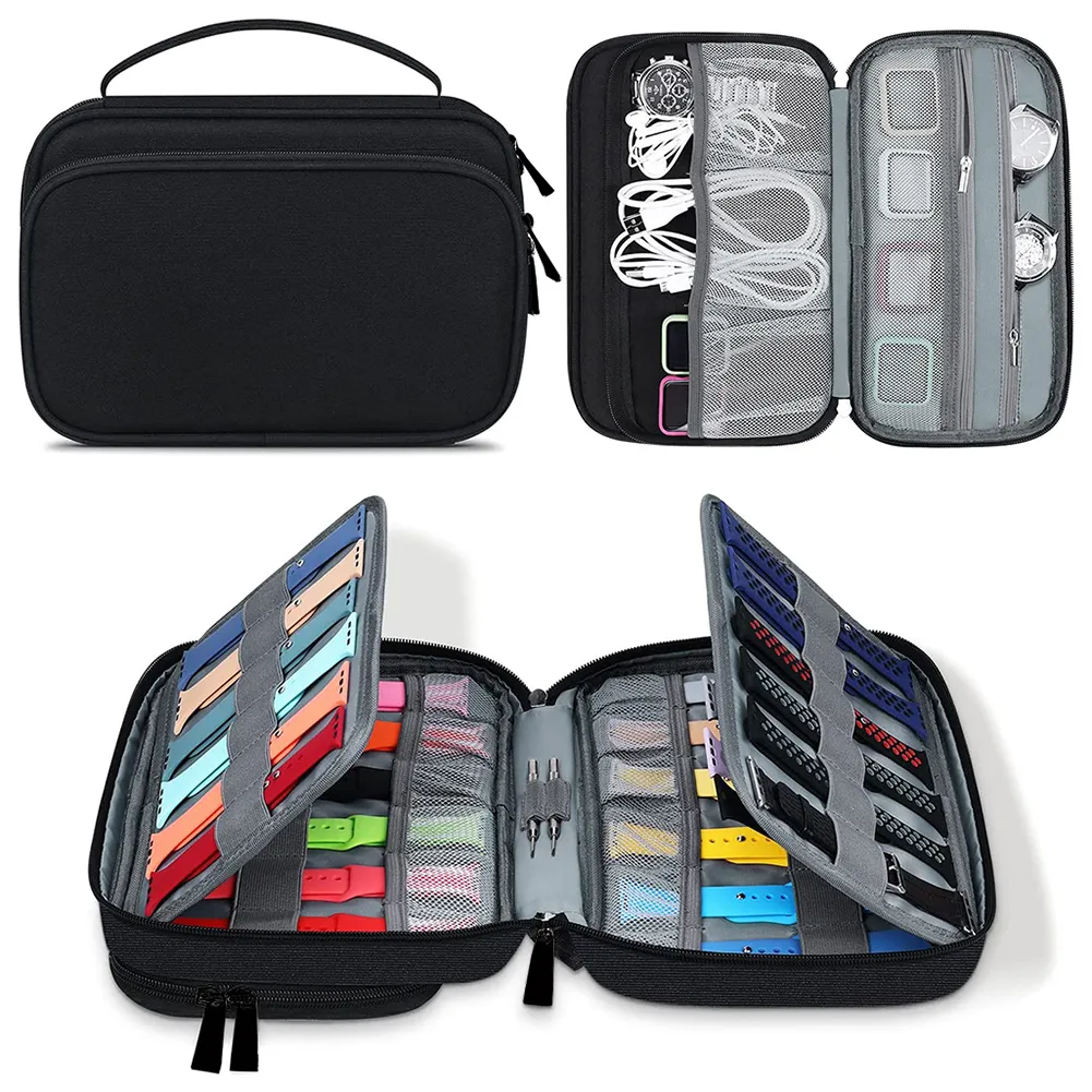 Apple Watch Travel Essentials: Portable Charger Storage Box With