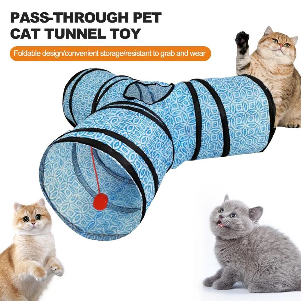 Wholesale Portable Foldable Cat Best Cat Tunnel Toy With Tear Resistant Tube Ball And Collapsible Pet Best Cat Tunnel For Indoor Use Perfect For Cats And Kitty Lovers From Quanyuanfacai Bulk 16.47