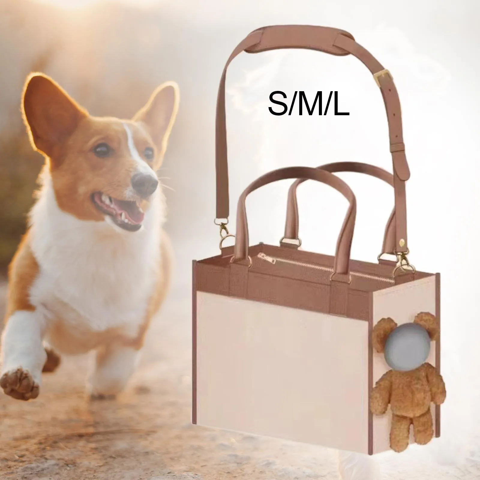 Chihuahua Cute Small Dog Carrier Purse Cute Puppy Go Out Portable
