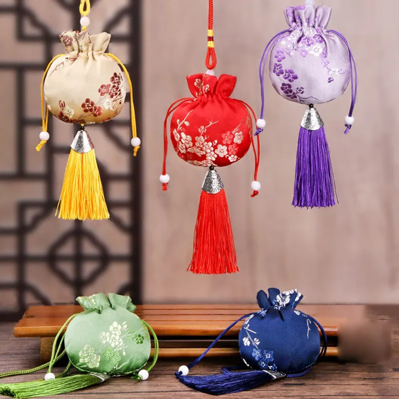 Chinese silk pouches sale