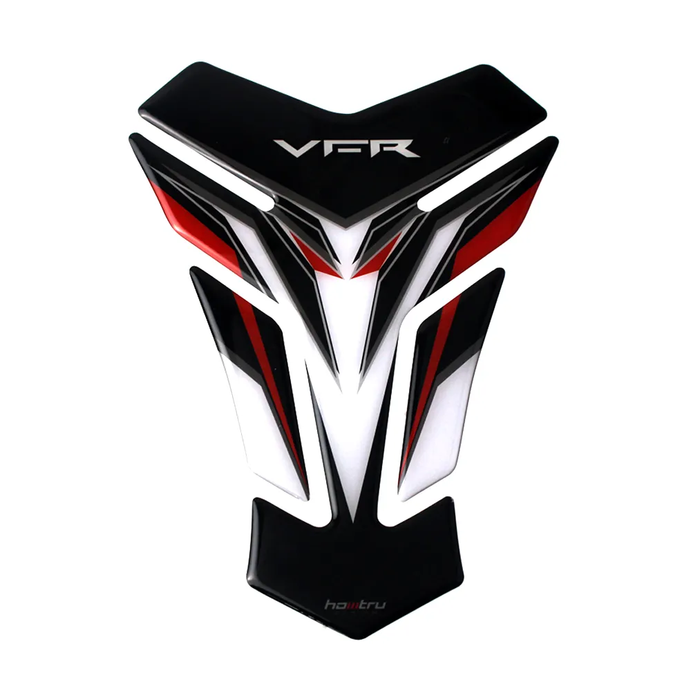 MUUDAA Moto Rilievo del Carro Armato della Protezione della Decalcomania Adesivi per Hond-a VFR 800 800F 800X 1200 1200F 1200X400 Serbatoio (Color : 18