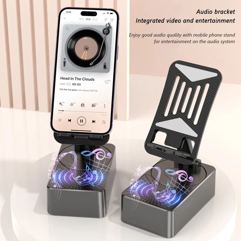 Phone Charger Stand 3-in-1 Bluetooth Audio Power Phone Holder