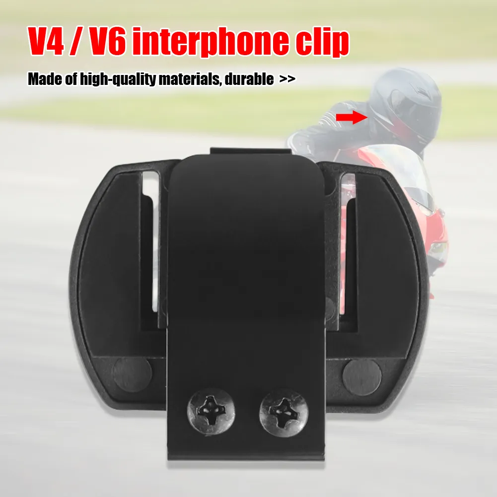 Intercom Clip 5-Pack Universal Helmet Headset Clip, Bluetooth Intercom Bracket Stand ...