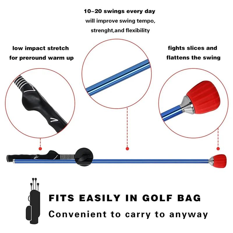 Warm Up Powerflex Golf Tempo Trainer GOOGO Golf Flex Swing Trainer