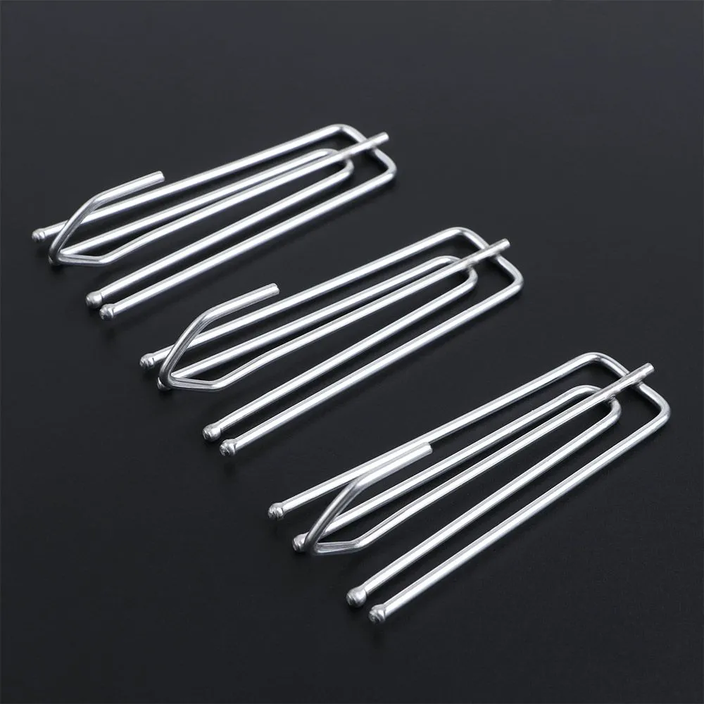 Heavy Duty Etal Curtain Hooks - 100 PCS For Pencil Pleats, Window