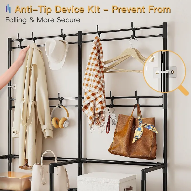 Clothes rack for entryway hotsell