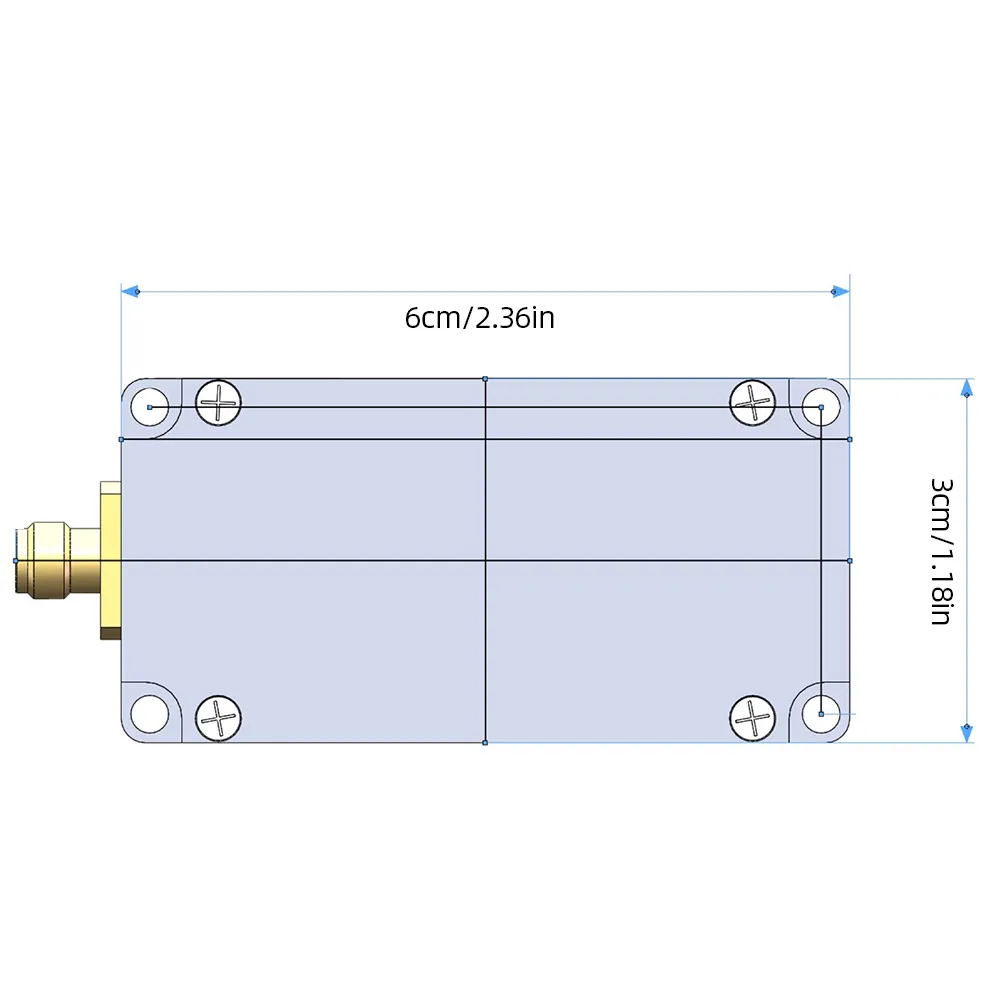 USB RF Frequency Power Meter Data Export 100K-10GHZ Amplitude Measurement Software Up To 500kbps V5 2 Mark Cursors for Ham Radio
