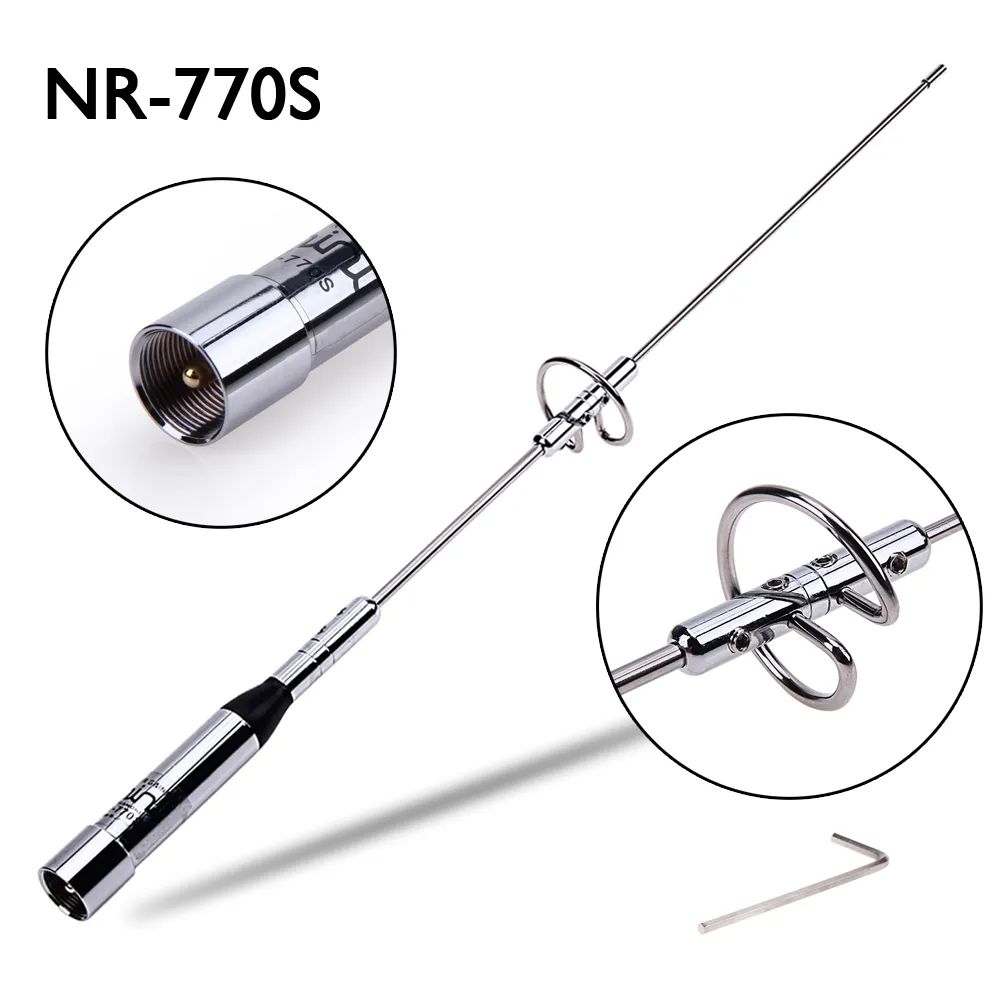 PL259 Dual Band VHF/UHF 100W Car Truck Mobile Ham Radio AntennaNL-770S