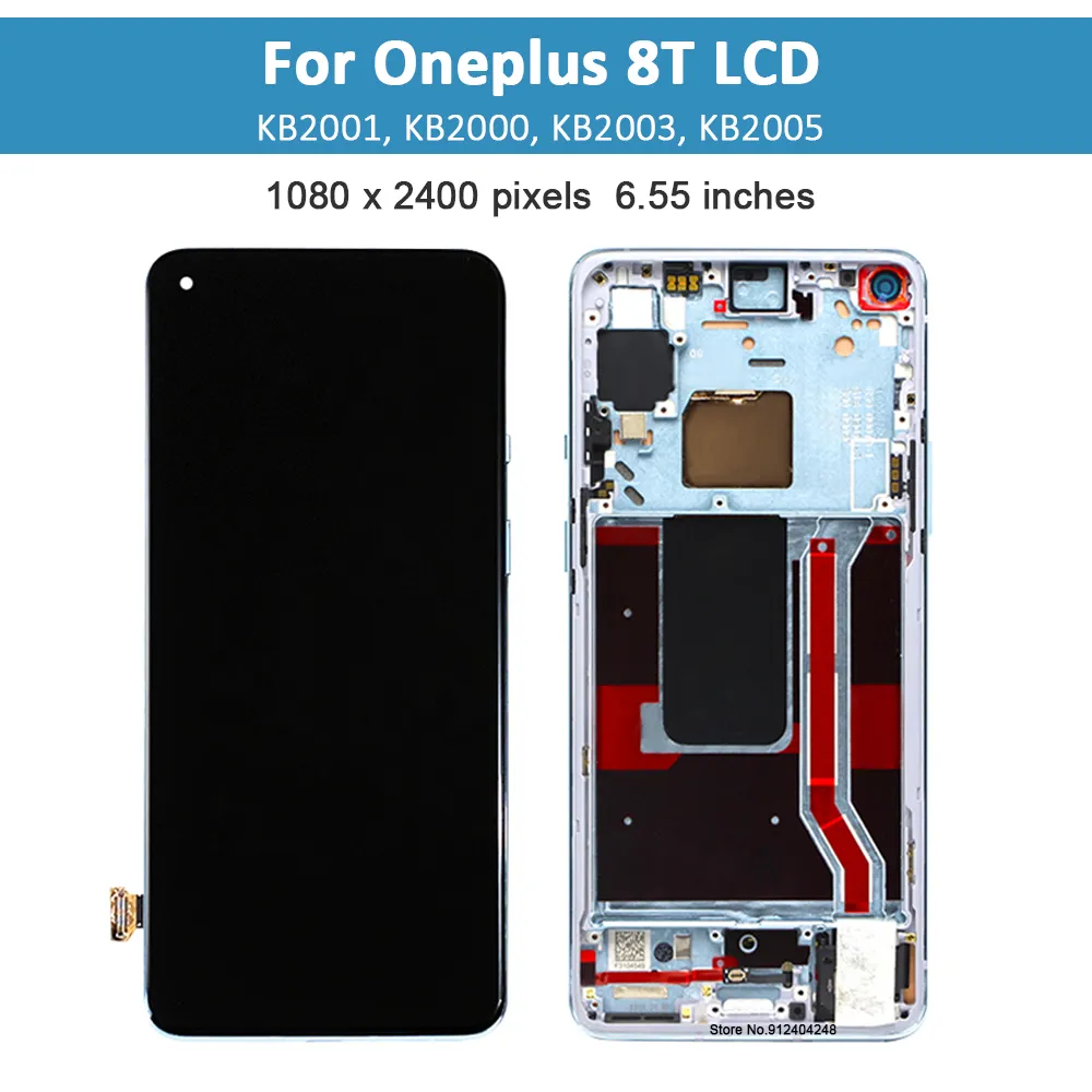 DHgate.com:55 AMOLED Touch Screen Digitizer with Frame