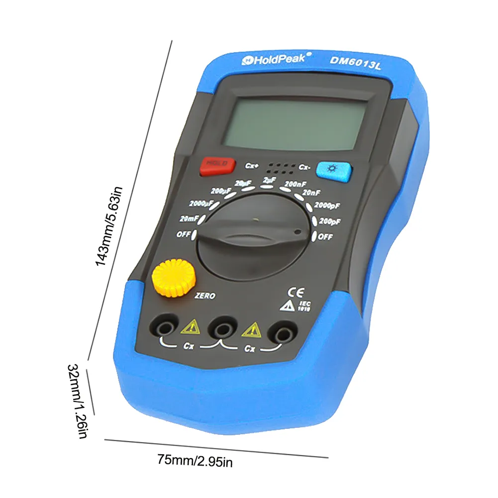 DM6013L Digital Handheld Capacitance Meter - Portable Circuit Tester ...