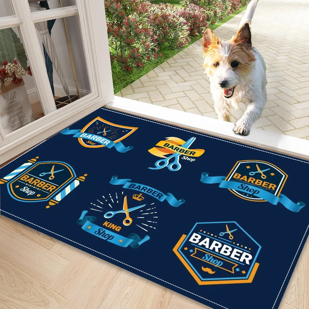 Barber Shop Bath Mats Door Mat Washable Non Slip Kitchen Rug Room Rugs Balcony Carpet Home Foot Bathroom Doormat Entrance House From 14 24 DHgate