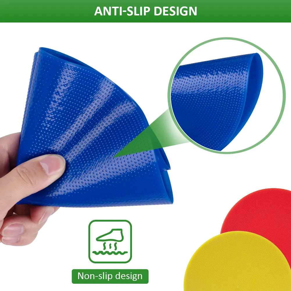 照明器具 スポットマーカー 9インチ 10個 ノンスリップアジリティマーカー