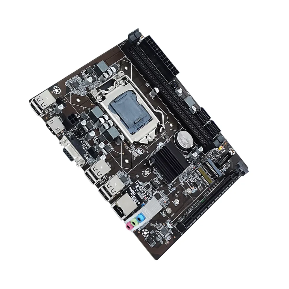 H61 Desktop Motherboard Supports M.2 NVME LGA1155 Computer Motherboard SATA2.0 PC Mainboard DDR3 USB 2.0 for I3 2130/ I5 3470CPU