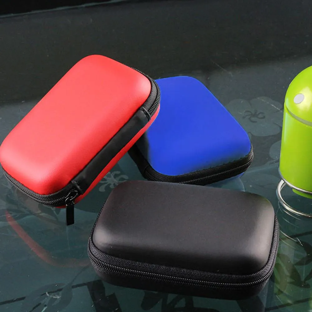 iPhone Case with Battery Pack and External Hard Drive Storage: Inch  HDD Carry Case with USB Cables and Earphone Pouch