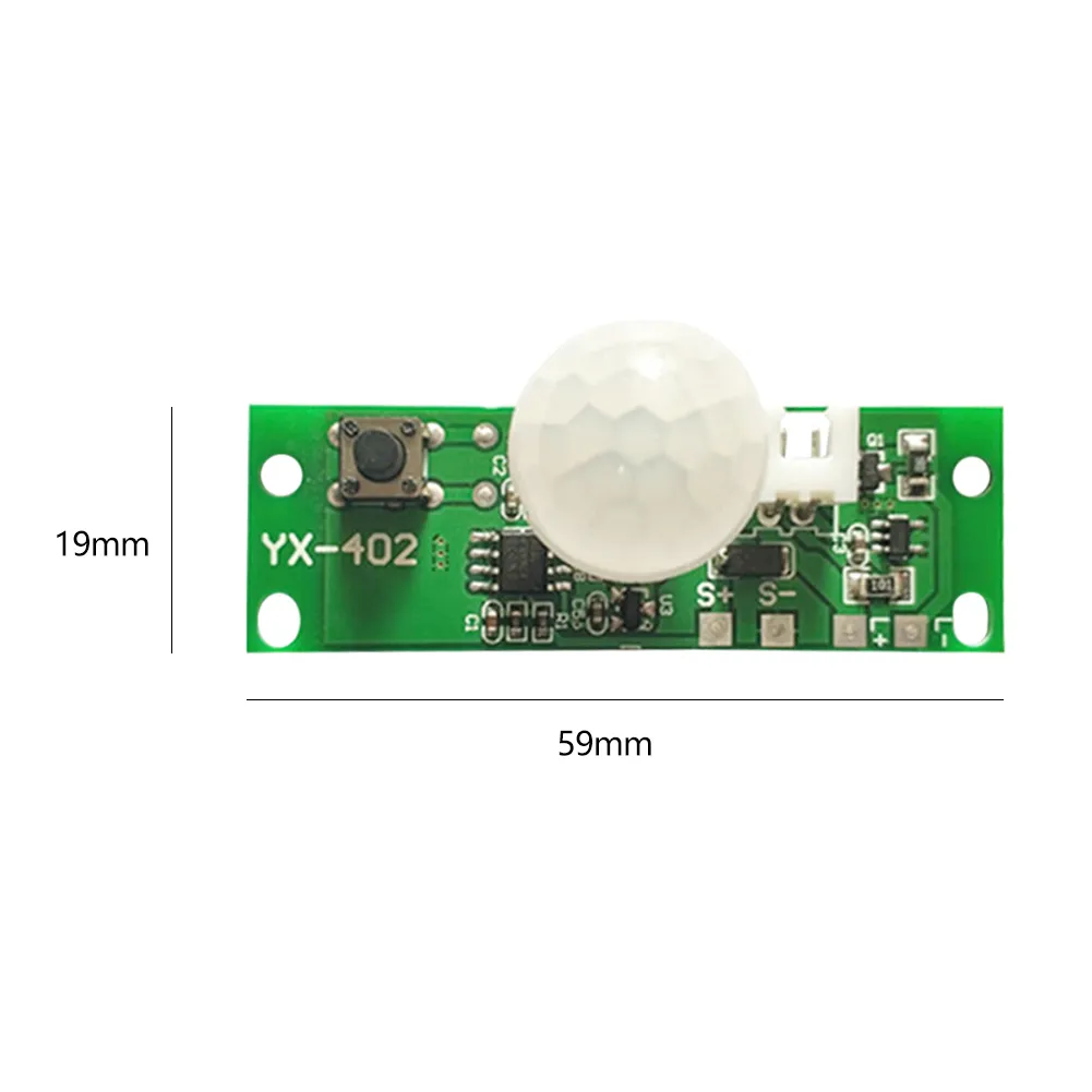 DIY Solar Lamp Board Panel Circuit Board: 3.7V Infrared Sensor Module ...