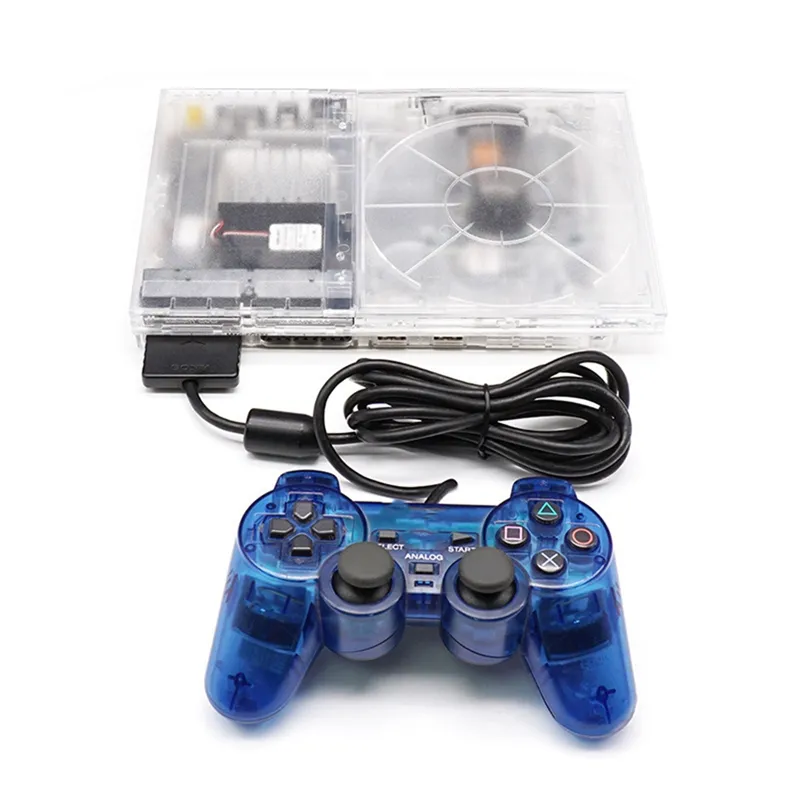 Clear PS2 Slim SCPH Replacement Shell Transparent DIY Housing Kit for 2024 Accessories