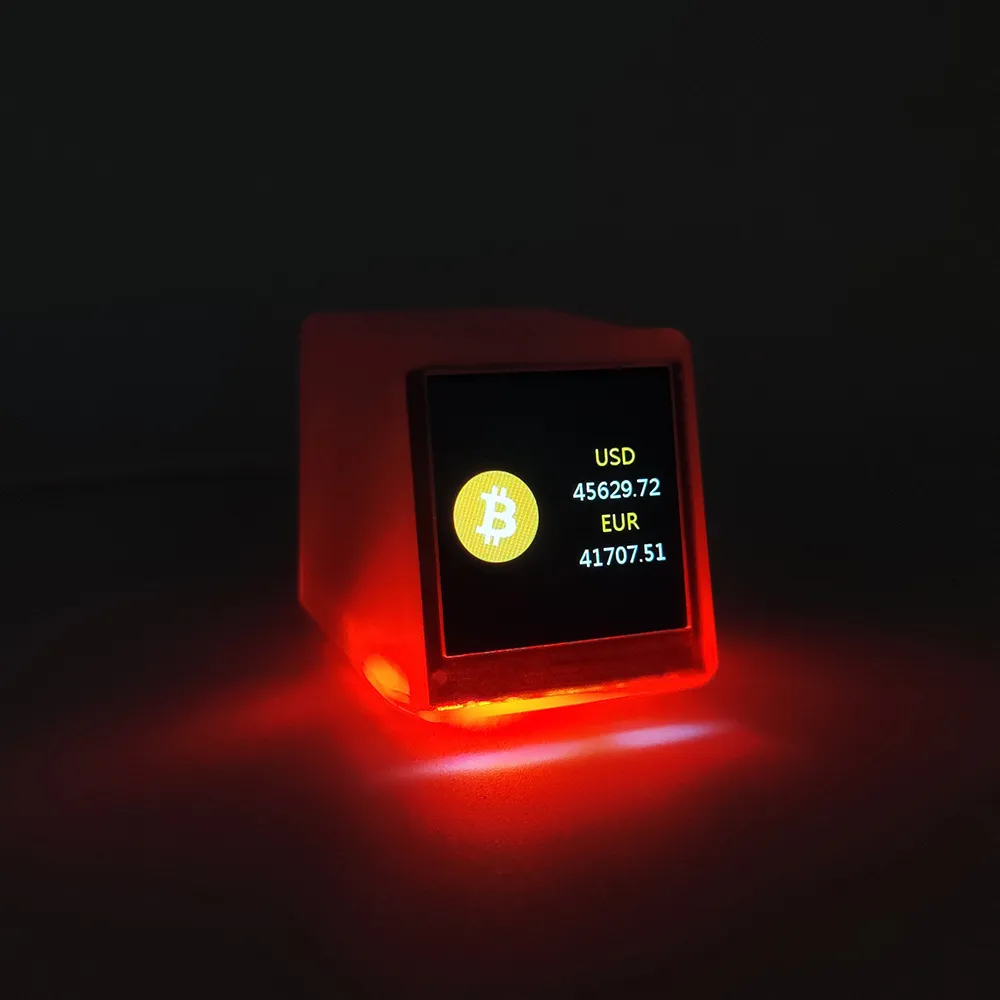 Smart WIFI Bitcoin Tracker Moniteur De Crypto Monnaie En Temps Réel Avec  Écran Tactile LED, Affichage Météo Et Gadget Dhorloge De Bureau Du 16,03 €  | DHgate
