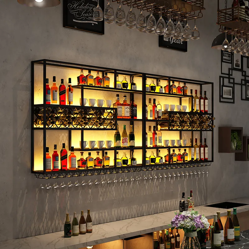 Industrial Commercial Wine Rack Cabinet Wall With Modern Design For Club Display And Whisky Storages From Homepro16 750.28 DHgate.Com