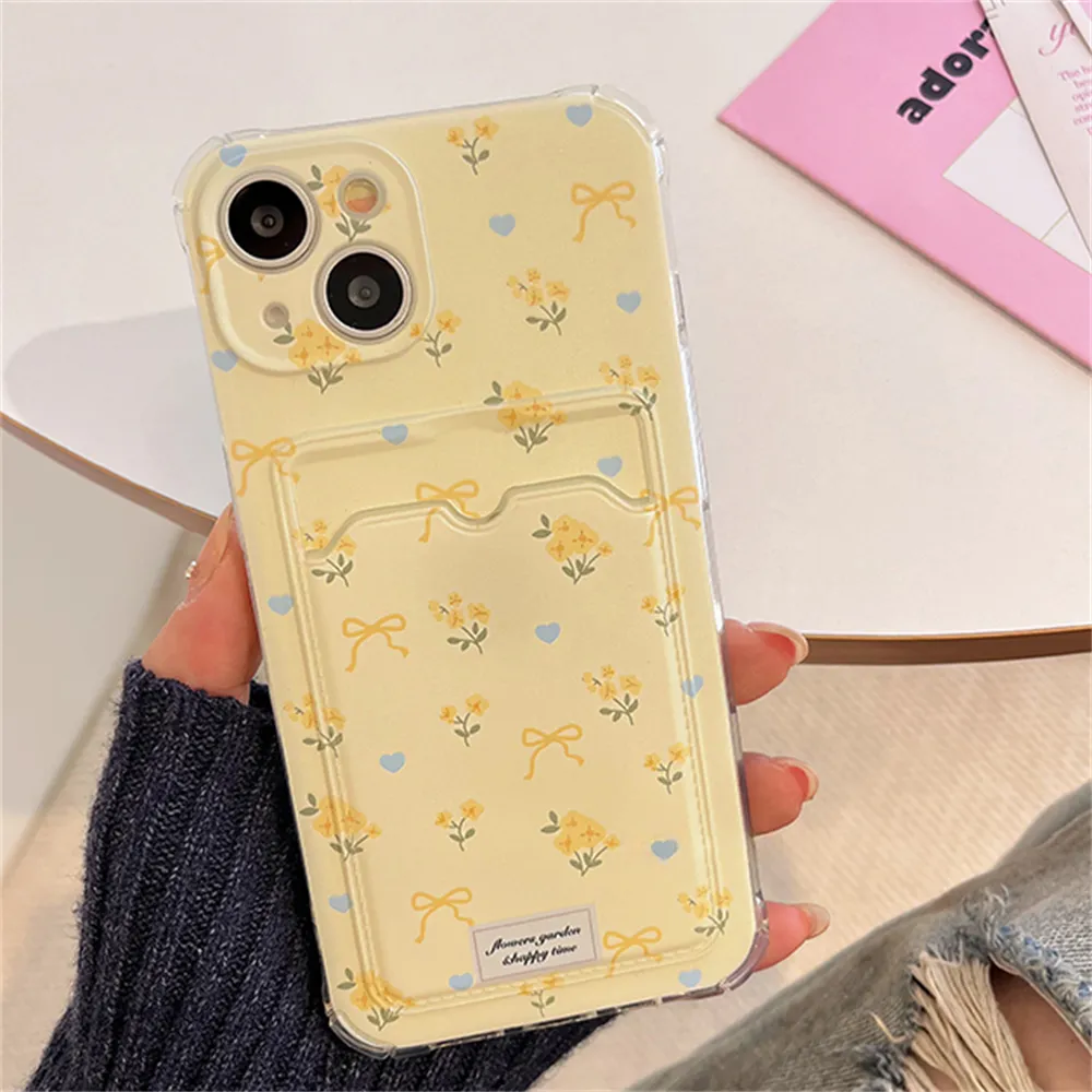 Korean Cute Love Heart Flower Phone Case with Card Holder for iPhone 11 12 13 14 15 Pro Max Soft Shockproof Bumper Half-Wrapped Case from Dhgate Cell Phone Boxes & Packages - price 4.42 Korean Cute Love Heart Flower Phone Case with Card Holder for iPhone 11 12 13 14 15 Pro Max Soft Shockproof Bumper Half-Wrapped Case from Dhgate Cell Phone Boxes & Packages - price 4.42