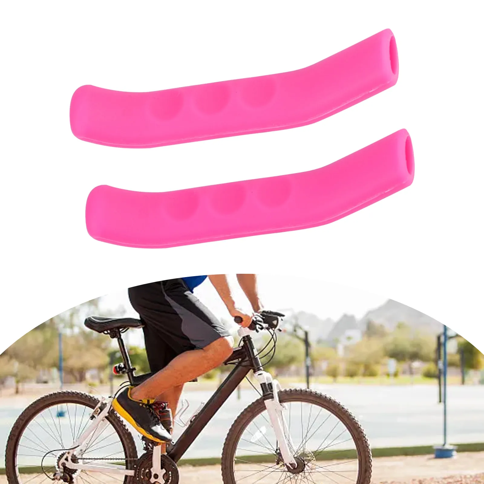 Bmx Bike Accessories 2PC Bike Silicone Cover Relieves Brake Lever