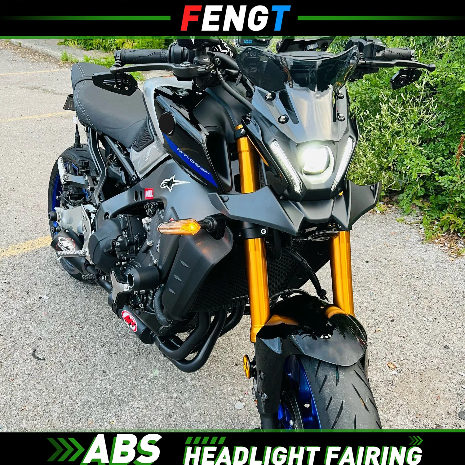 YAMAHA MT-09 SP 2021-2024 Front Spoiler plane winglet