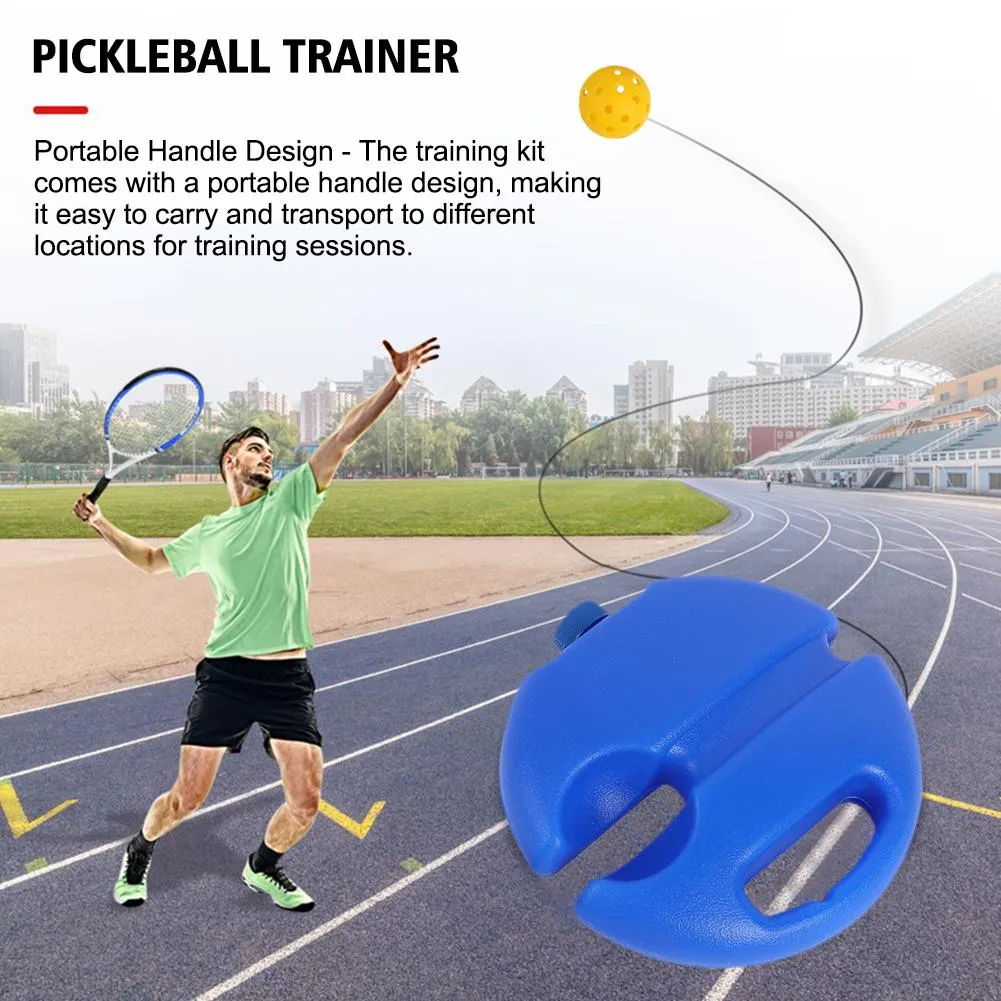 Tennis Hit Trainer Self-Training Aids Rebounder Tennis Training Equipment For Beginners Practice Helps Improve Strokes
