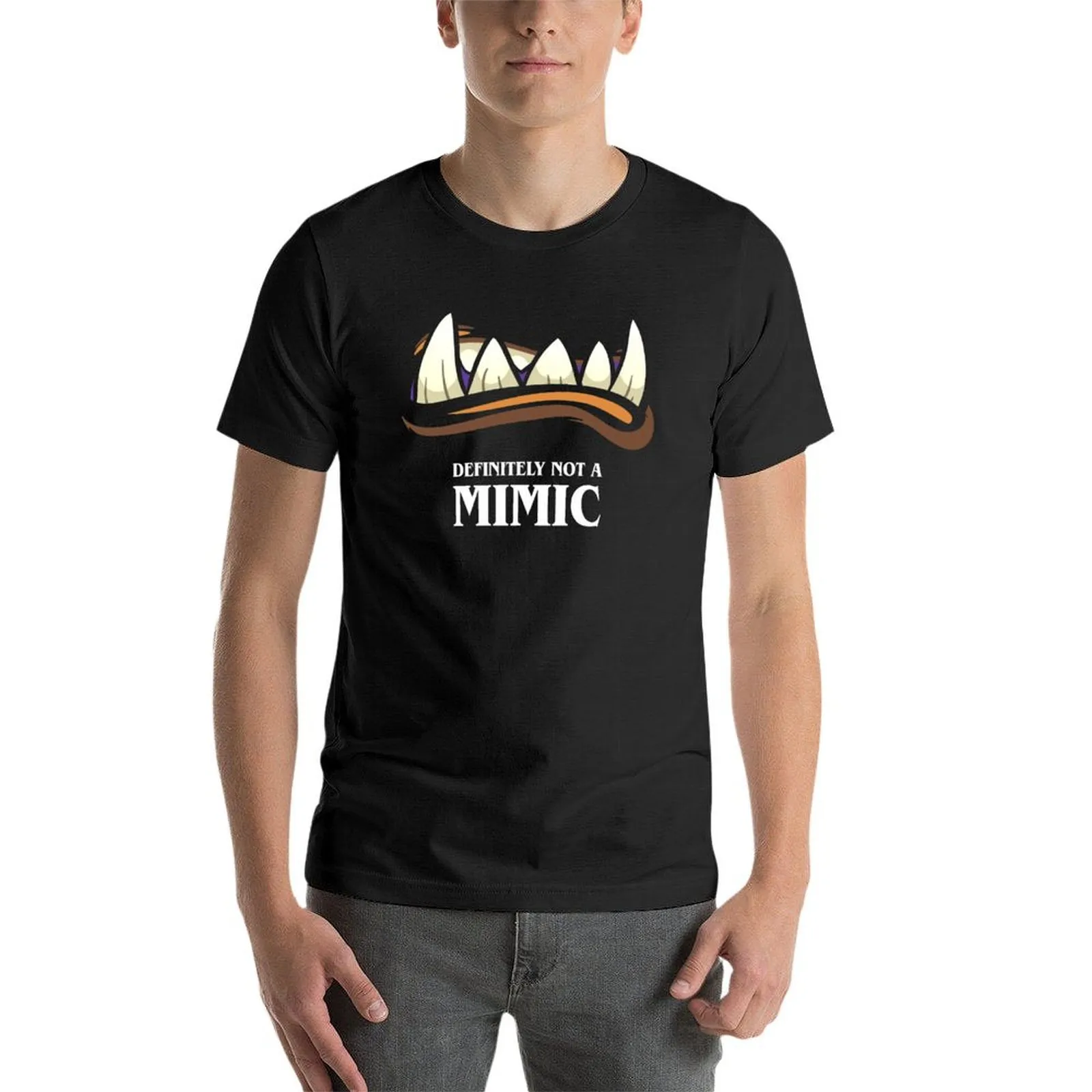 Definitely Not A Mimic Funny Rpg T-Shirt Definitely Not A Mimic Funny Rpg T-Shirt