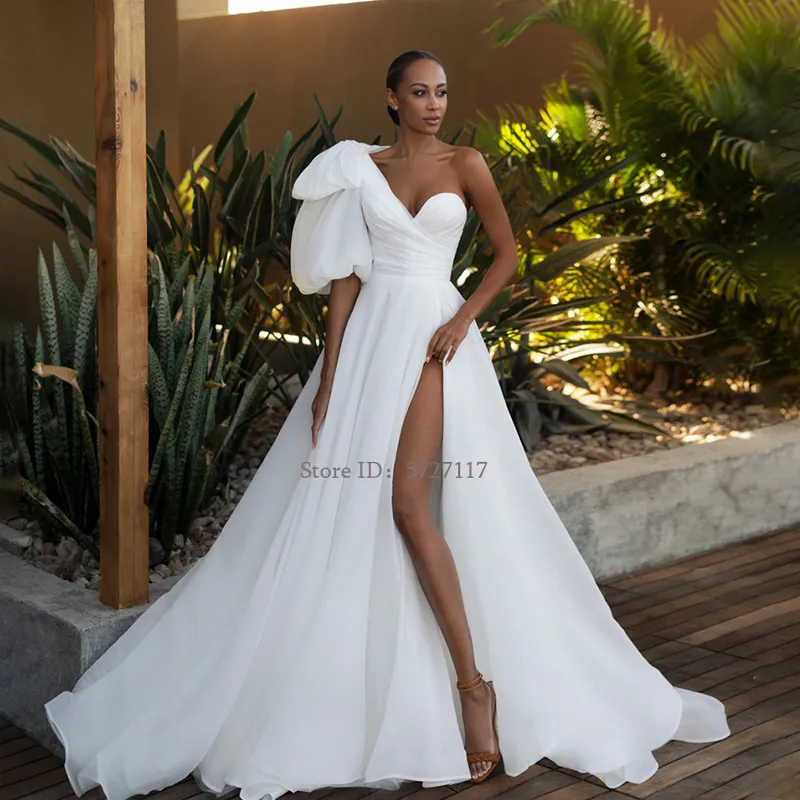 open lace back dress Formal Dress: 70008. Short, One Shoulder, Straight, Closed Back main image 1