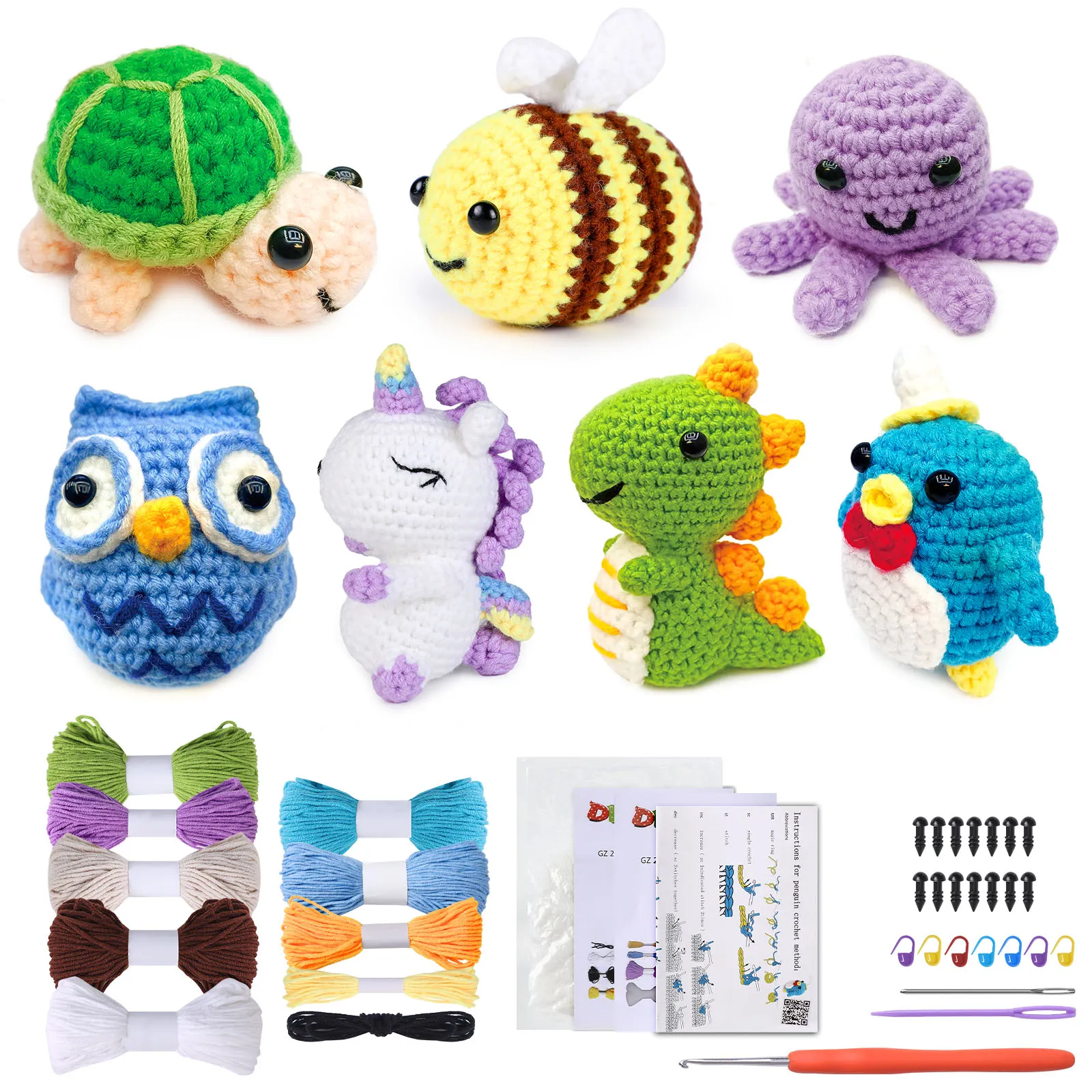 DHgate.com:DIY Crochet Kit for Plush Doll Making - Complete