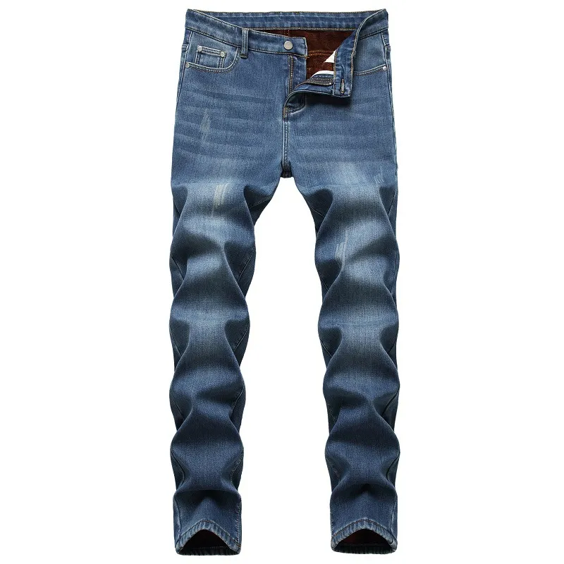 Slim Fit Vaqueros Forrados Hombre Qazel Vorrlon Vaqueros Forrados