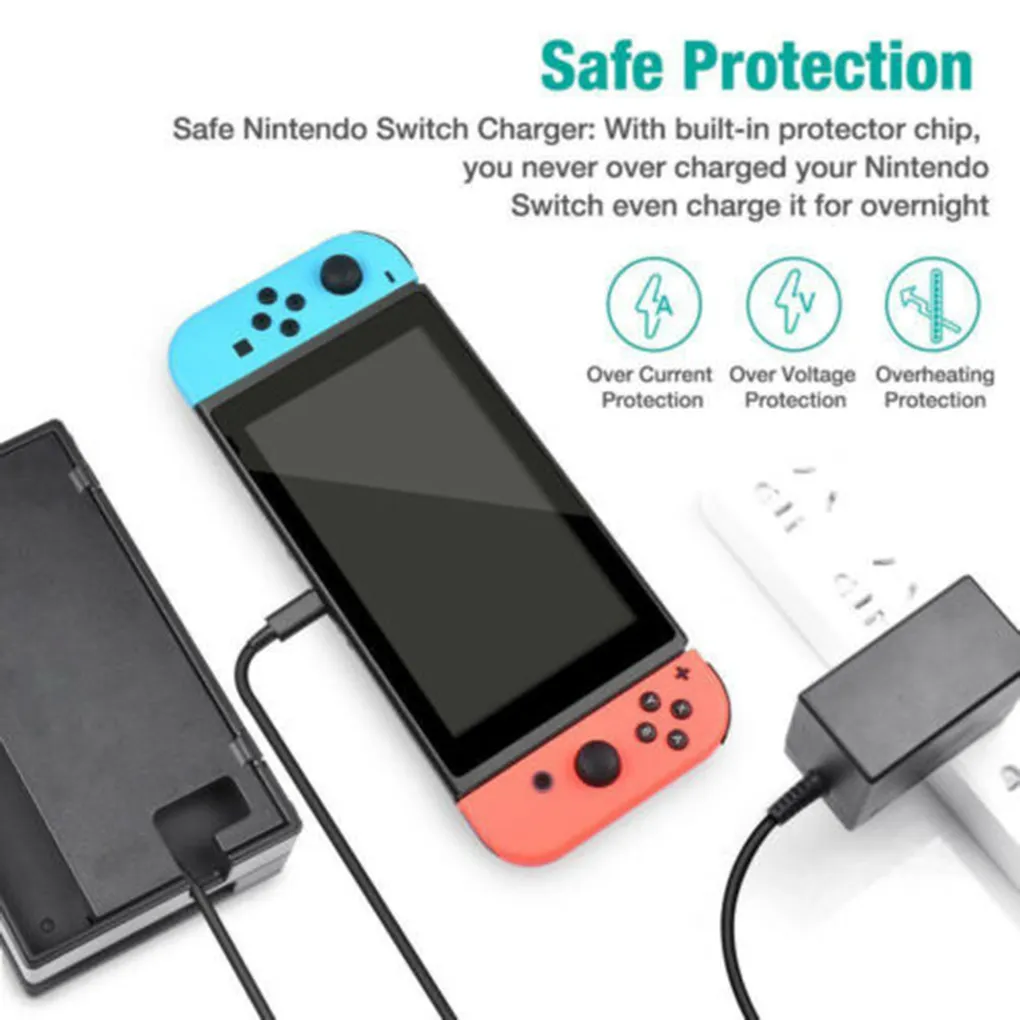 Nintendo Switch 5v Replacement for Nintend Switch 5v-2.4A AC Adapter Base