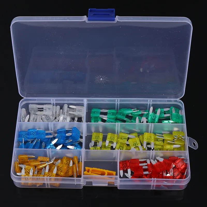Free Returns] 120pcs Mini Blade Fuse Assortment Set Auto Car Motorcycle Suv Fuses Kit Cn37 I562471957