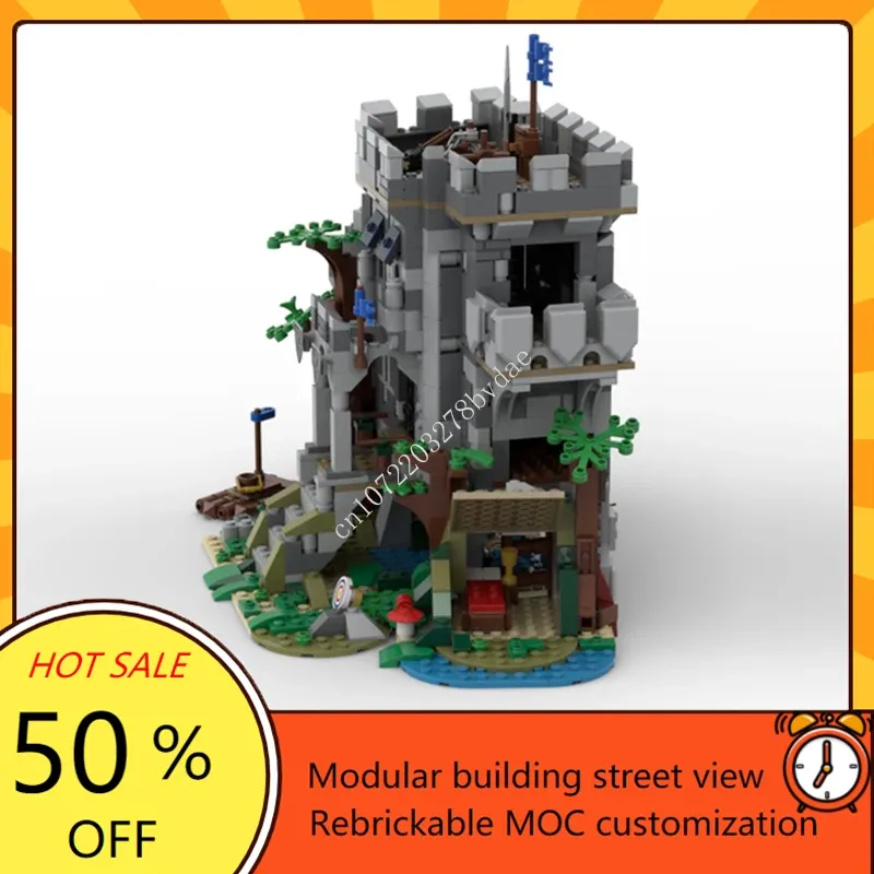 Medieval Castle Building Blocks Set: MOC Forest Castle For