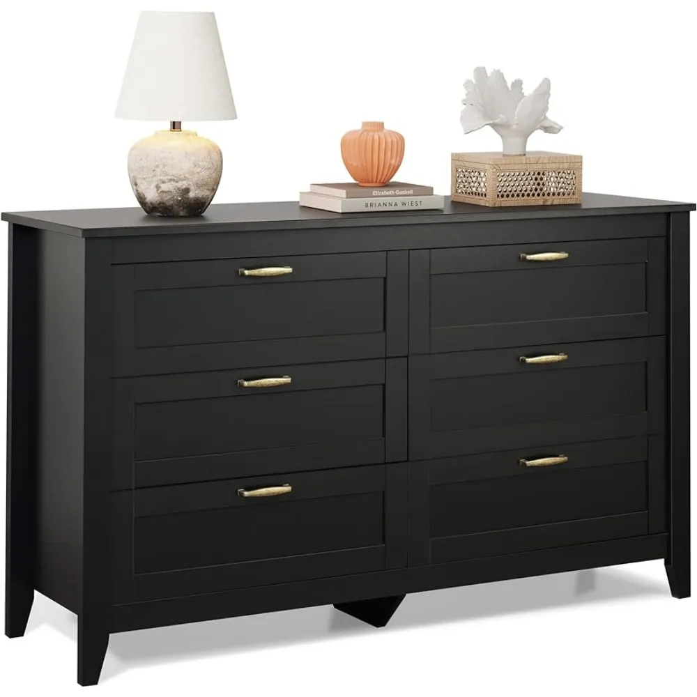 Wooden Chest of Drawers 6 Drawer Dresser with Large Storage Cabinet for  Bedroom and Living Room from Dhgate Bedroom Furniture - price 186.36