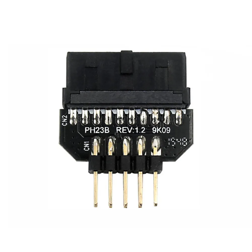 USB 2.0 9-Pin to USB 3.0 20-Pin Adapter Professional Motherboard Front Panel Connector Converter Computer Peripherals