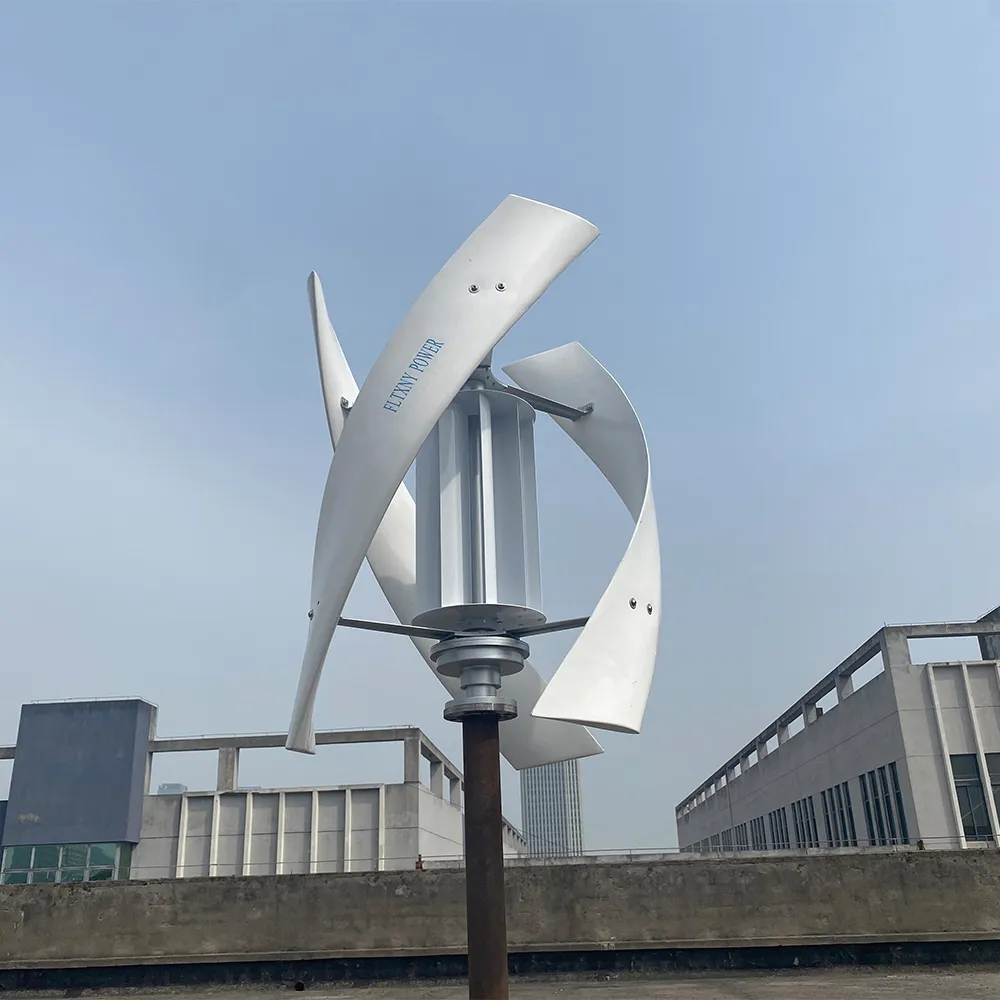 10kW Vertical Axis Wind Turbine Generator for Home 12V-96V Roof