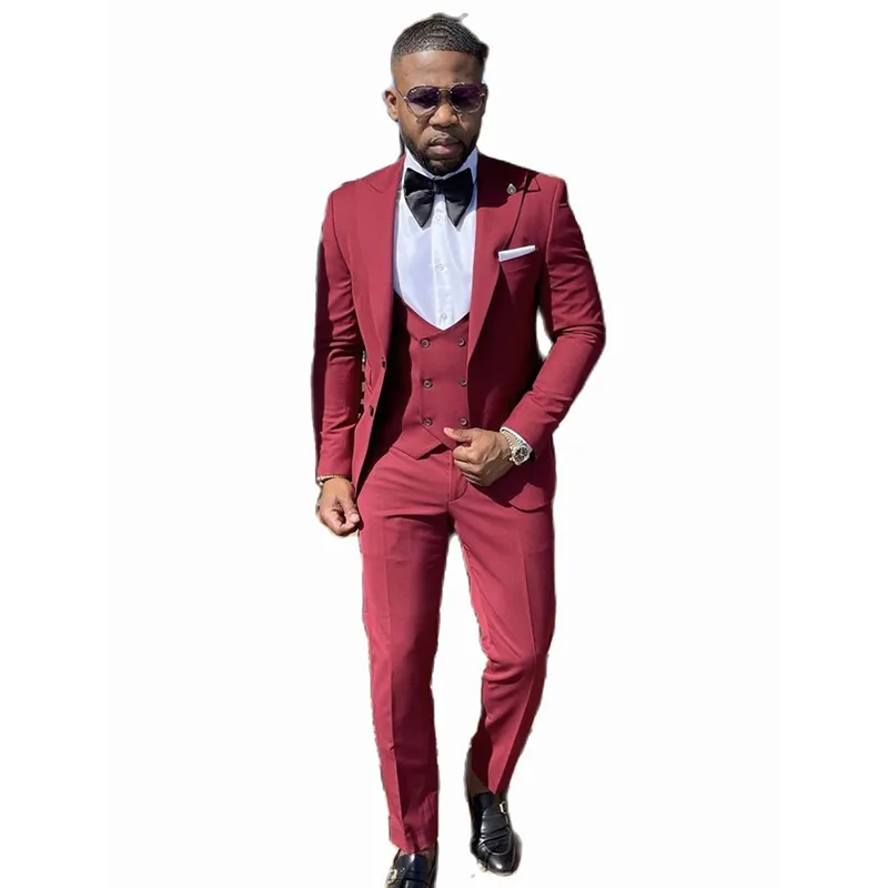 Traje Vinotinto Hombre Combinaciones Con Traje Vino Terno Rojo