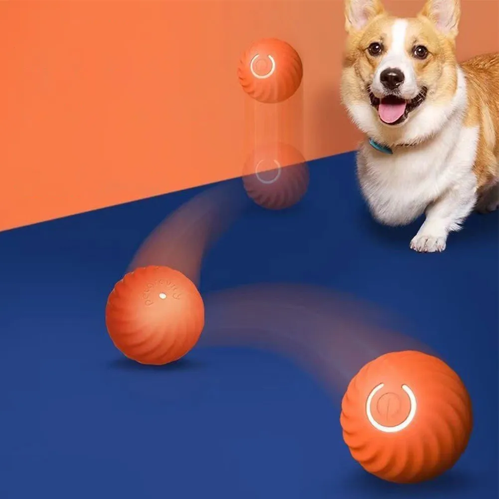 DHgate Smart Electronic Pet Toy Ball Interactive Jumping Rolling Ball for Dogs Cats Puppies Automatic Moving Gift Pet Supplies