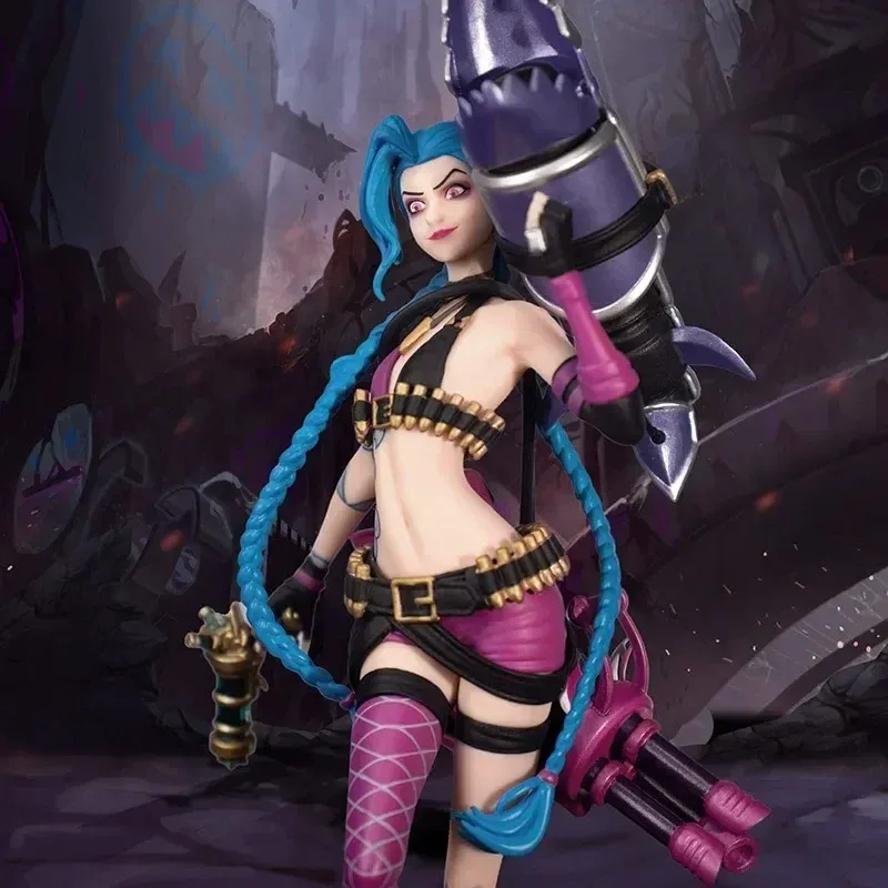 22cm League of Legends Anime Figure PVC Model Desktop Ornament for