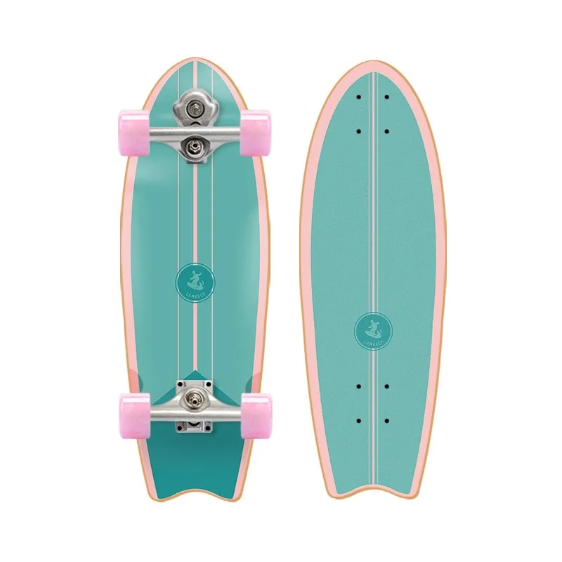 スケートボード SLIDE SurfSkateboards size32 Turquoise 32 Land Surfskate S5 Surf Skateboard Sport Surfing Board